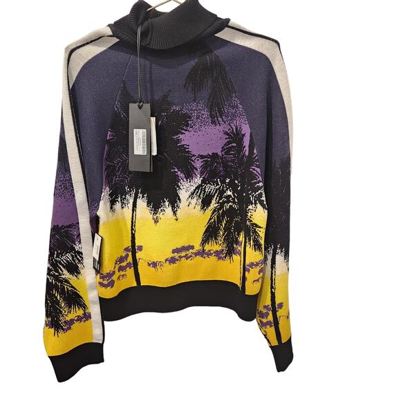 Palm Angels palm sunset turtleneck sweater Size large - Picture 4 of 7